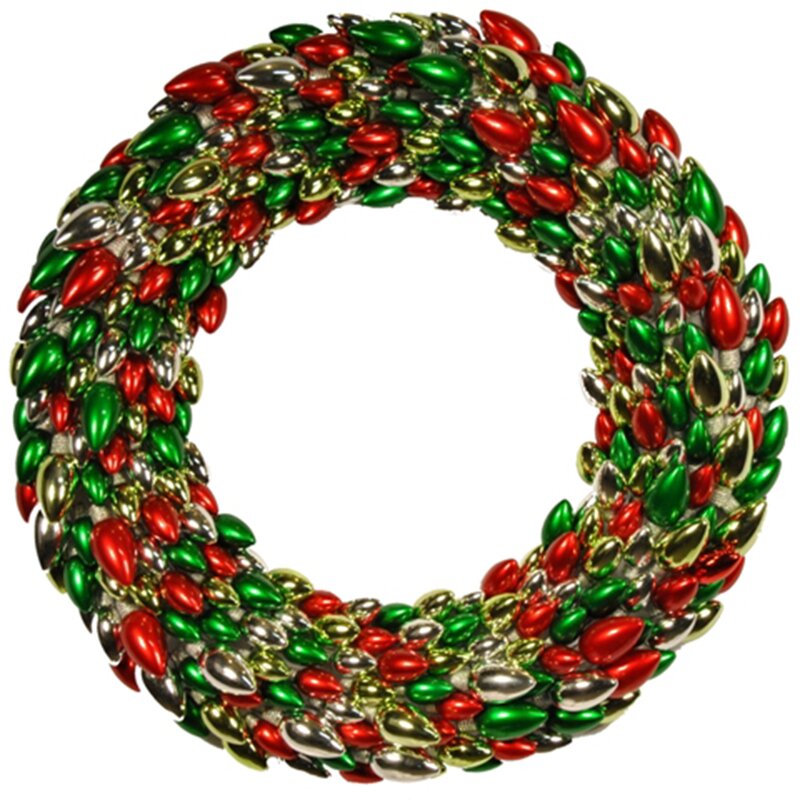 Queens Of Christmas Light Bulb Wreath | Wayfair